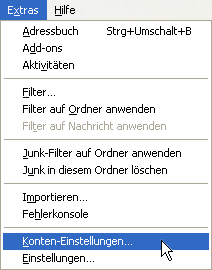 Thunderbird 3 einrichten